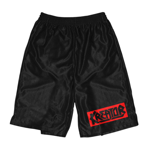 Red Square Logo von Kreator - Mesh Shorts jetzt im uDiscover Store