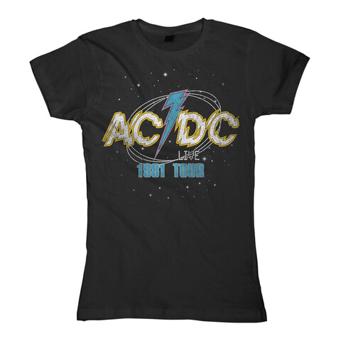 1981 Tour von AC/DC - Girlie Shirt jetzt im uDiscover Store