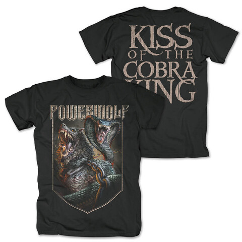 Kiss Of The Cobra King by Powerwolf - T-Shirt - shop now at uDiscover store