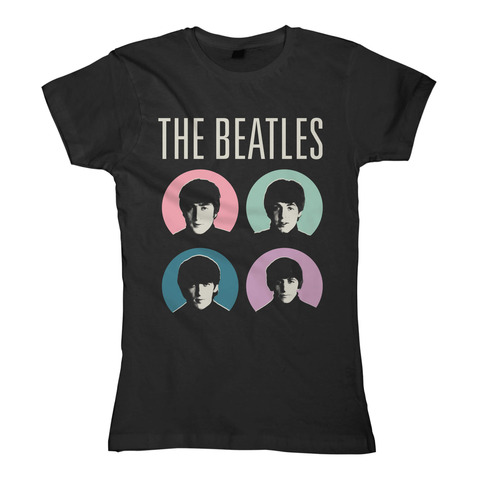 Circle Faces by The Beatles - Girlie Shirts - shop now at uDiscover store