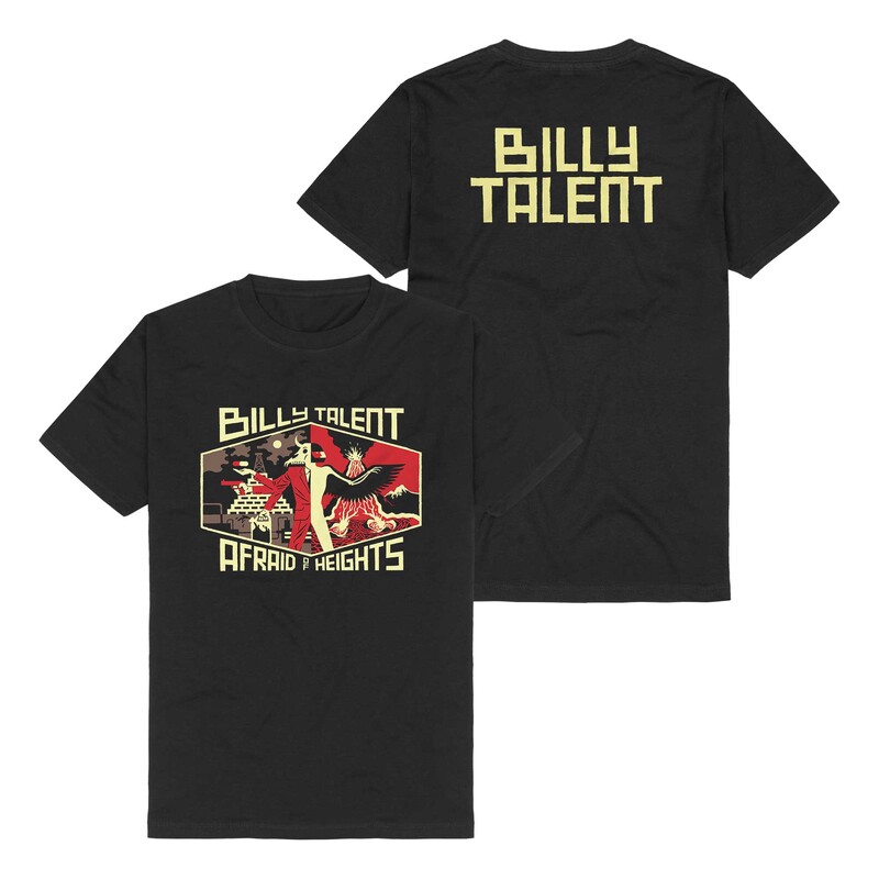 Afraid Of Heights by Billy Talent - T-Shirt - shop now at uDiscover store