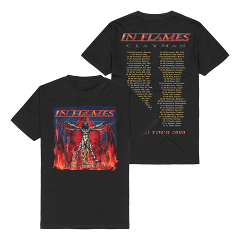 Clayman World Tour 2000 by In Flames - T-Shirt - shop now at uDiscover store