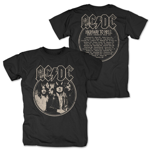 North American Tour 1979 von AC/DC - T-Shirt jetzt im uDiscover Store