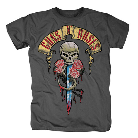 Distressed Dripping Dagger by Guns N' Roses - T-Shirt - shop now at uDiscover store