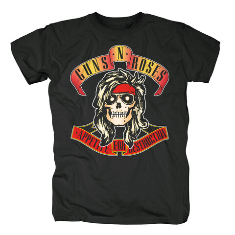 Bandana Skull by Guns N' Roses - T-Shirt - shop now at uDiscover store