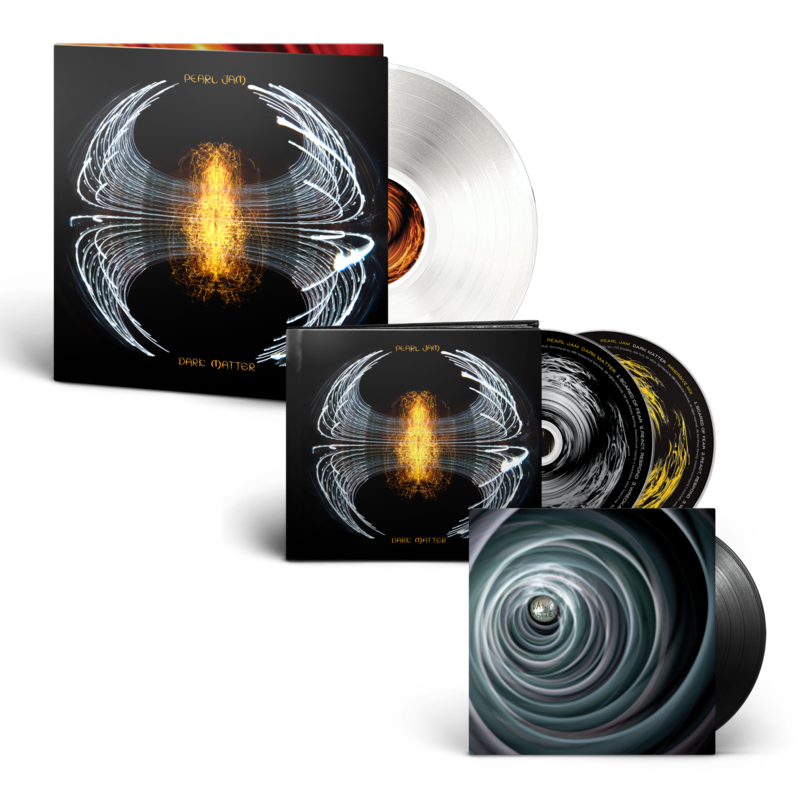 Dark Matter von Pearl Jam - 7" Vinyl Single + Dark Matter Deluxe CD + Dark Matter Crystal Clear Vinyl jetzt im uDiscover Store