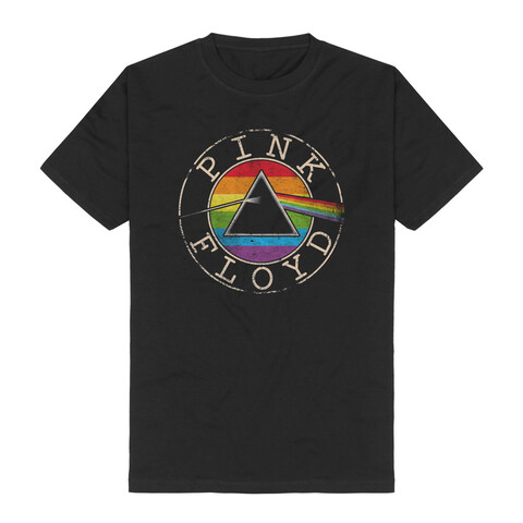 Logo Circle Rainbow by Pink Floyd - T-Shirt - shop now at uDiscover store