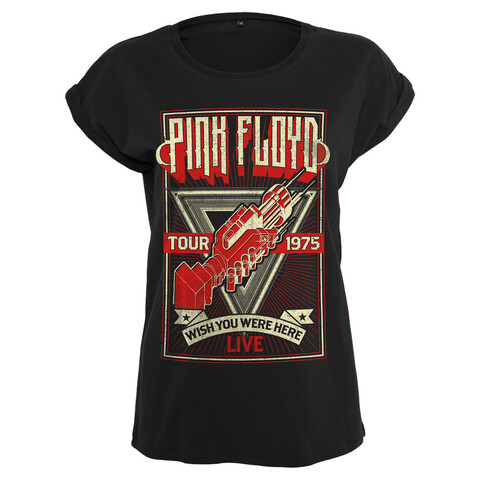 Wish You Were Here Tour 75 by Pink Floyd - Girlie Shirts - shop now at uDiscover store