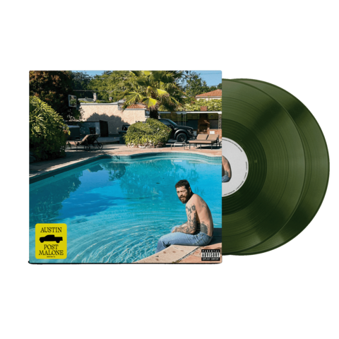 Austin by Post Malone - Standard Forest Green Vinyl - shop now at uDiscover store