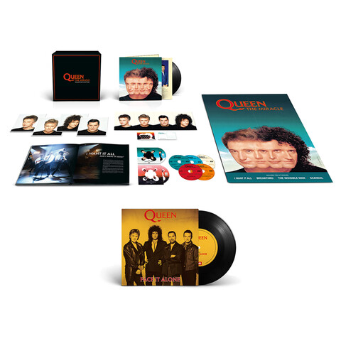 The Miracle + Face It Alone by Queen - Collector's Edition Boxset + 7" Vinyl Single - shop now at uDiscover store