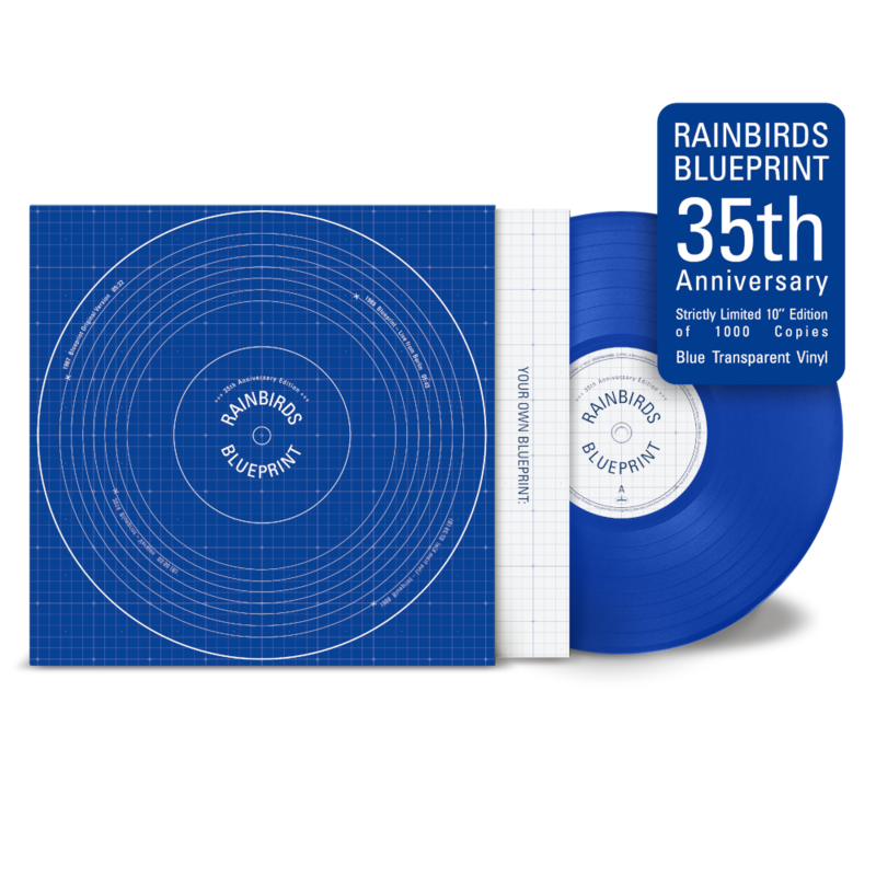 Blueprint (35th Anniversary) by RAINBIRDS - Limited Blue Transparent 10" Vinyl - shop now at uDiscover store