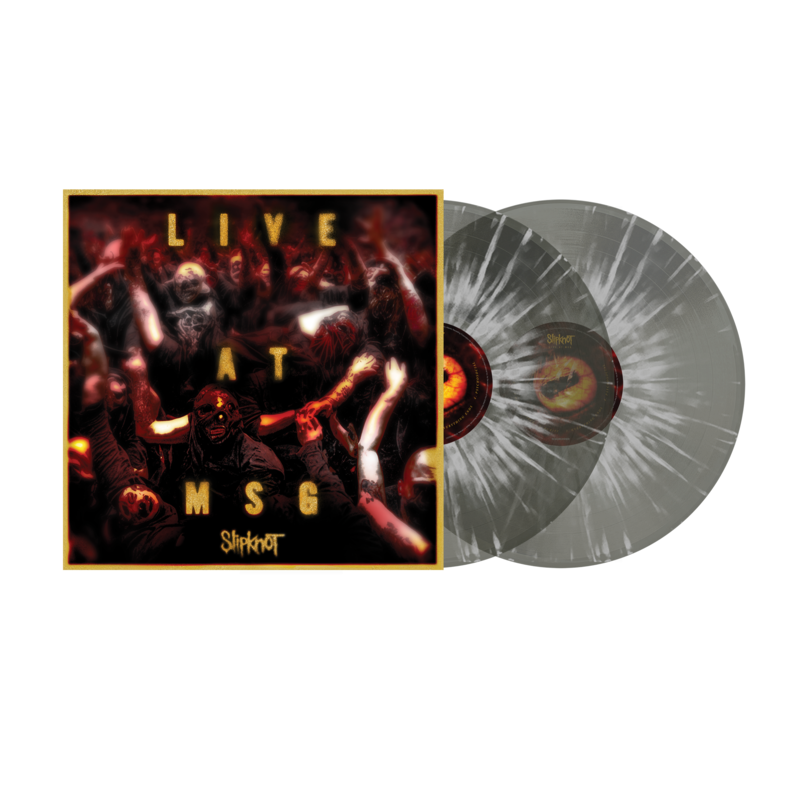 Slipknot Live at MSG by Slipknot - Black Ice with Silver Splatter 2LP - shop now at uDiscover store
