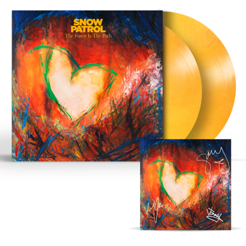 The Forest is the Path by Snow Patrol - Red Gold Store Exclusive Vinyl Signed Bundle - shop now at uDiscover store