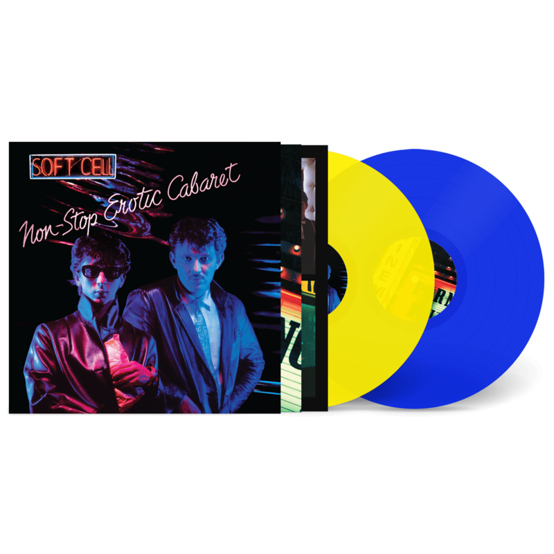 Non-Stop Erotic Cabaret by Soft Cell - Exclusive Yellow/Blue 2LP - shop now at uDiscover store