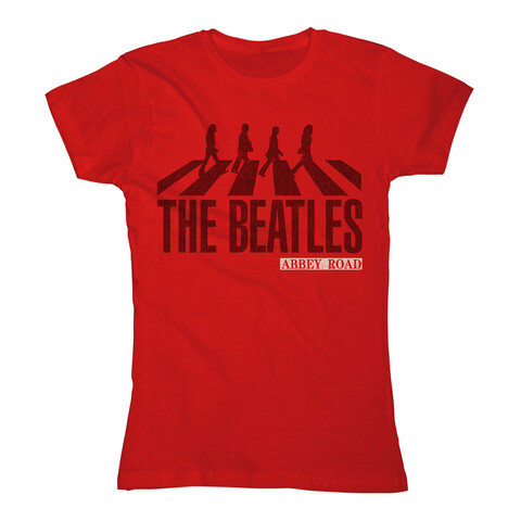 Abbey Road Silhouette von The Beatles - Girlie Shirt jetzt im uDiscover Store