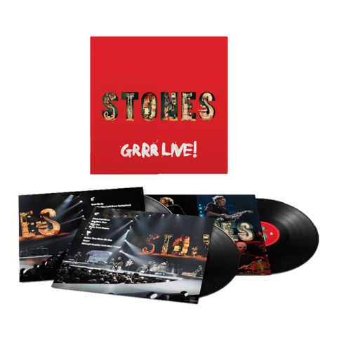 GRRR LIVE! by The Rolling Stones - 3LP Gatefold Black - shop now at uDiscover store