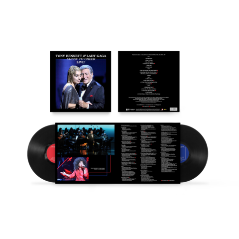 Cheek To Cheek Live! by Tony Bennett & Lady Gaga - 2LP Black - shop now at uDiscover store