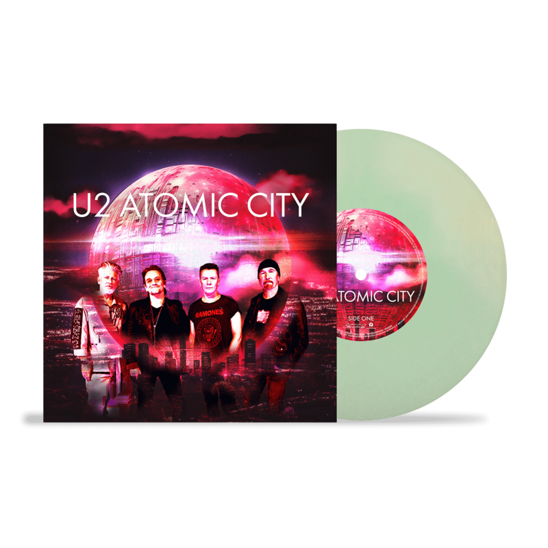 Atomic City by U2 - Limited Edition Photoluminescent Transparent 7’’ Vinyl - shop now at uDiscover store