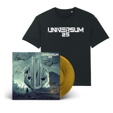 UNIVERSUM25 by UNIVERSUM25 - Ltd. 1LP gold signiert + T-Shirt - shop now at uDiscover store