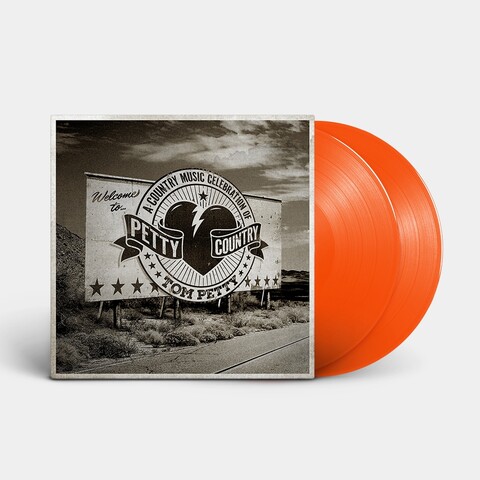 Petty Country: A Country Music Celebration Of Tom Petty by Various Artists - 2LP - Tangerine Coloured Vinly - shop now at uDiscover store