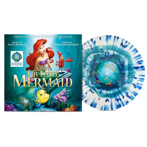 The Little Mermaid (35th Anniversary Edition) by Various Artists - LP - transparent splatter vinyl - shop now at uDiscover store