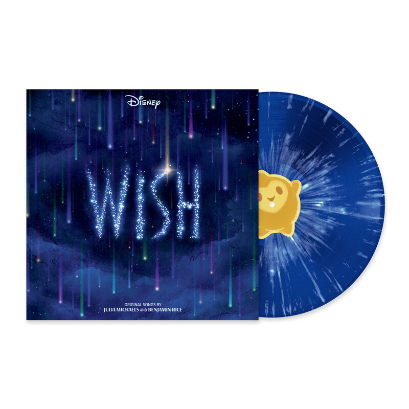 WISH - The Songs by Disney / O.S.T. - Ltd. Exclusive Coloured Vinyl (blue white with splatter) - shop now at uDiscover store