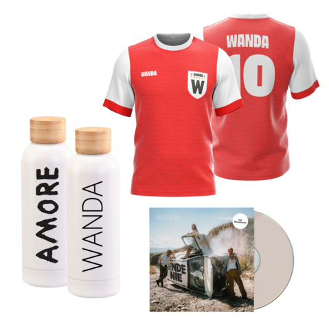 Ende nie by Wanda - Deluxe CD + Trikot + Trinkflasche - shop now at uDiscover store