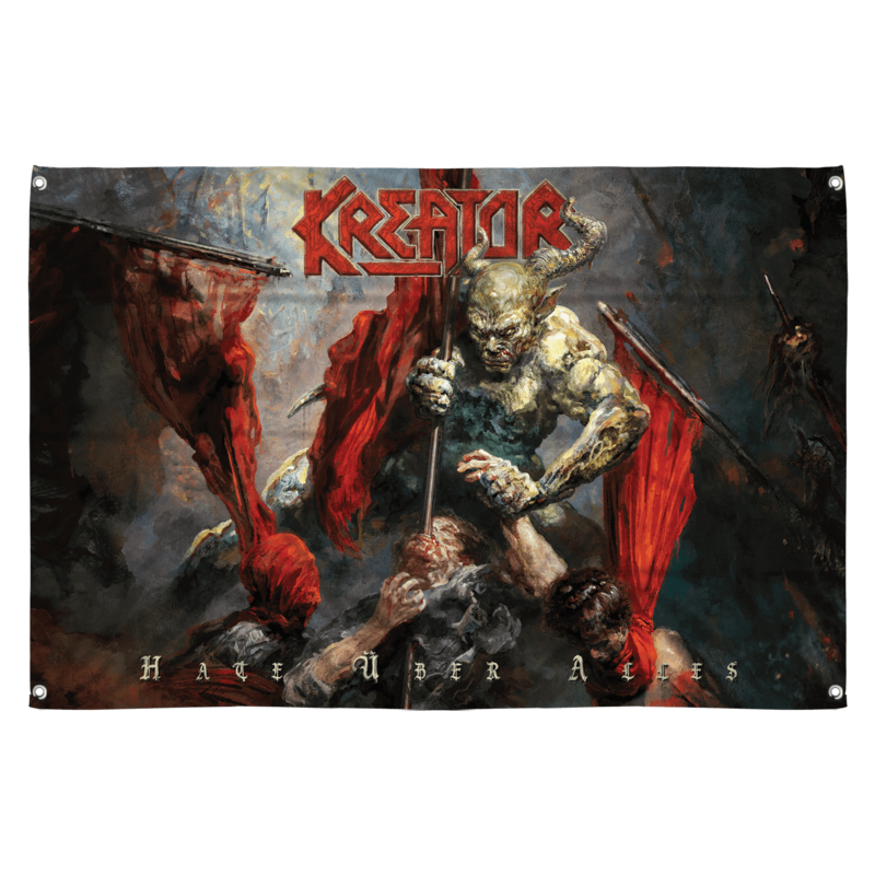 Hate Über Alles (Bundle Exclusive) by Kreator - Flag - shop now at uDiscover store
