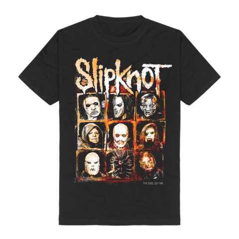 The End So Far Group Squares by Slipknot - T-Shirt - shop now at uDiscover store