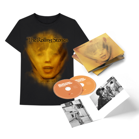 Goats Head Soup (2020 Deluxe CD + Goats Head Soup T-Shirt) by The Rolling Stones - Media - shop now at uDiscover store