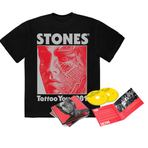 Tattoo You (40th Anniversary Remastered Deluxe CD) + Black Shirt by The Rolling Stones - Media - shop now at uDiscover store