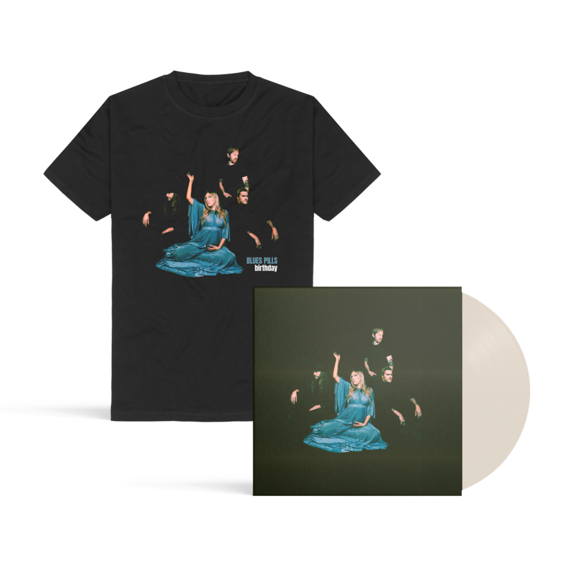 Birthday von Blues Pills - Bone White Coloured Vinyl + T-Shirt jetzt im uDiscover Store